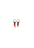 Rainbow Chilli Earrings - Orange