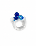 Blue Bubbles Ring