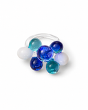Blue Bubbles Ring