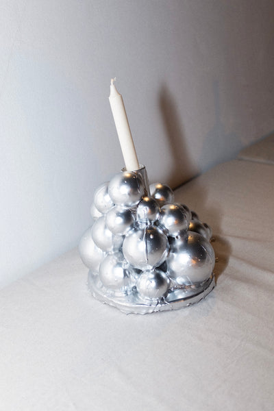 Bubbles Candelabra 01 Silver