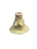 candle holder yellow
