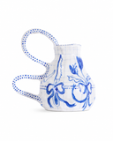 "I believe” vase blue & white 1