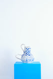 "I believe” vase blue & white 2