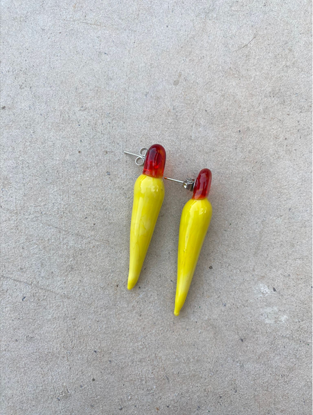 Big Chilli Earrings #2