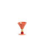 Peach Enchanted Martini Glass