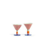 Pink Enchanted Martini Glass