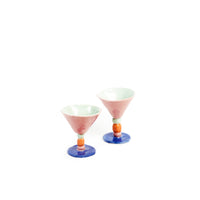 Pink Enchanted Martini Glass