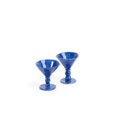 Blue Enchanted Martini Glass