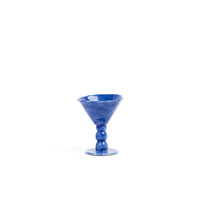 Blue Enchanted Martini Glass