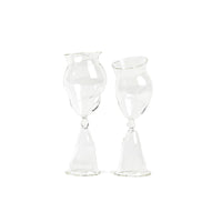 Crumpled Wine Glass Pair