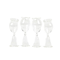 Crumpled Wine Glass Pair