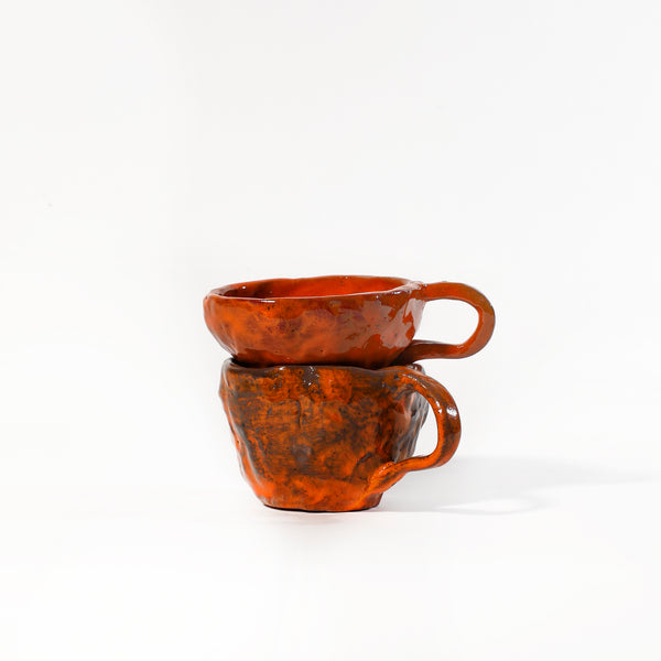 Mugs with open oval handle